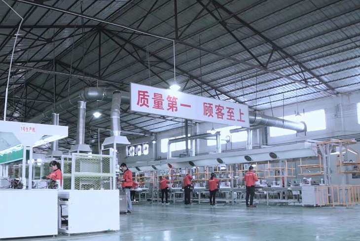 菲思盾壁掛爐生產(chǎn)車間